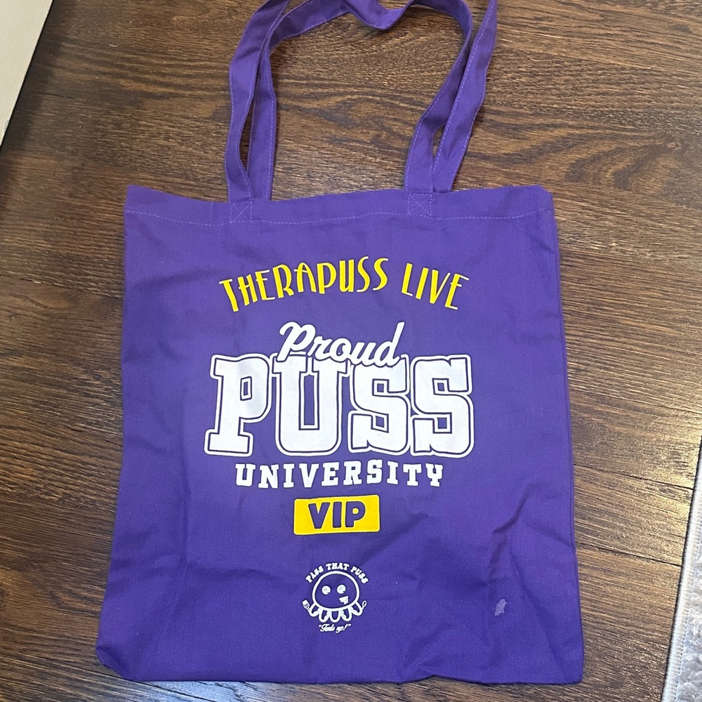 Jake Shane Purple Tote Bag